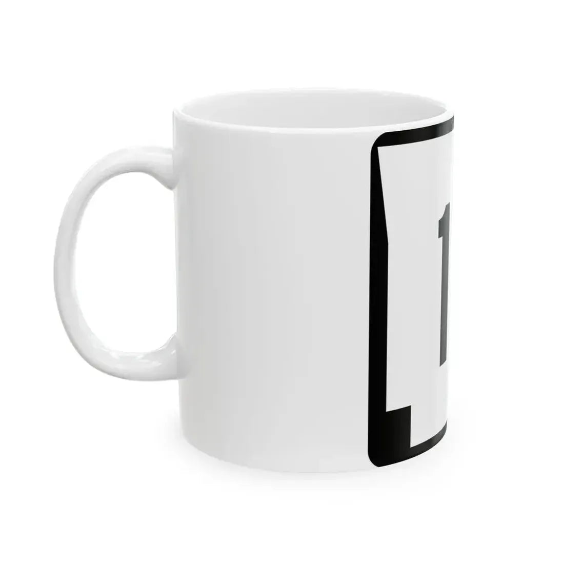 Arkansas 13 (Arkansas) (Road Sign) White Coffee Mug - Go Mug Yourself