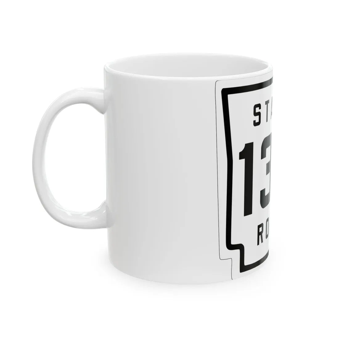 Arkansas 130 1926 (Arkansas) (Road Sign) White Coffee Mug - Go Mug Yourself
