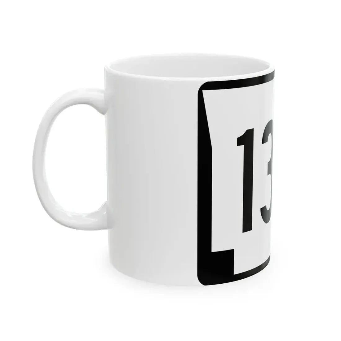 Arkansas 130A (Arkansas) (Road Sign) White Coffee Mug - Go Mug Yourself