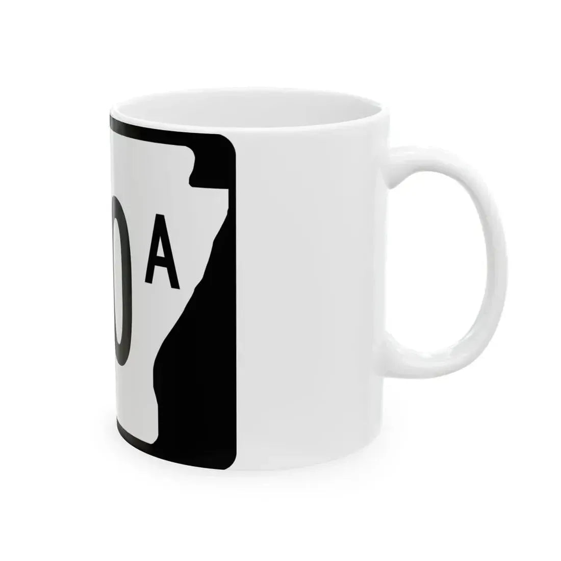 Arkansas 130A (Arkansas) (Road Sign) White Coffee Mug - Go Mug Yourself