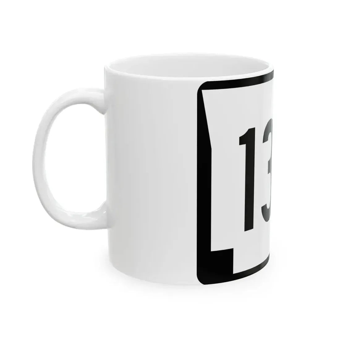 Arkansas 130S (Arkansas) (Road Sign) White Coffee Mug - Go Mug Yourself