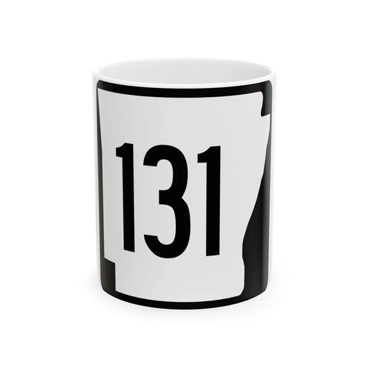 Arkansas 131 1970 (Arkansas) (Road Sign) White Coffee Mug 11oz - Go Mug Yourself