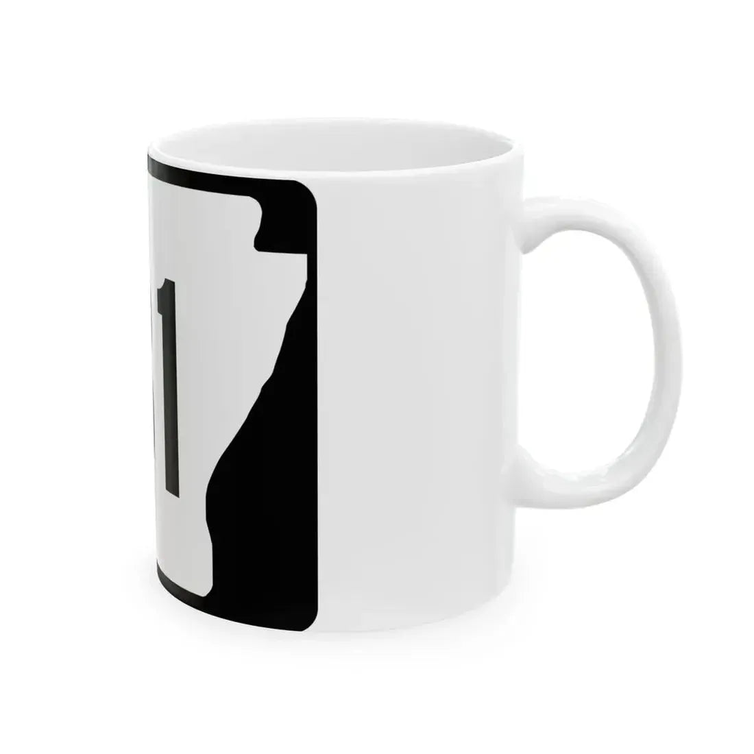 Arkansas 131 (Arkansas) (Road Sign) White Coffee Mug - Go Mug Yourself