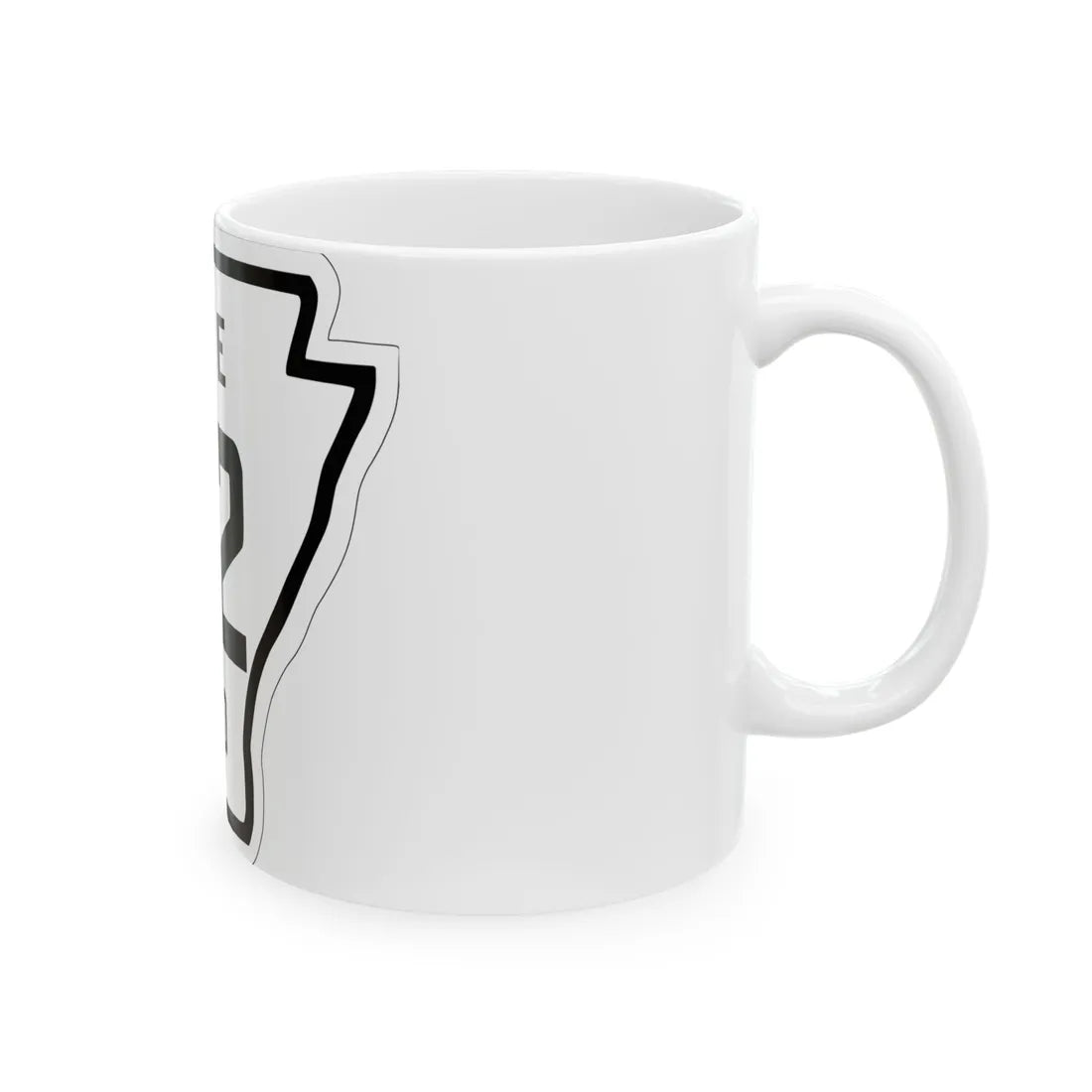 Arkansas 132 1926 (Arkansas) (Road Sign) White Coffee Mug - Go Mug Yourself