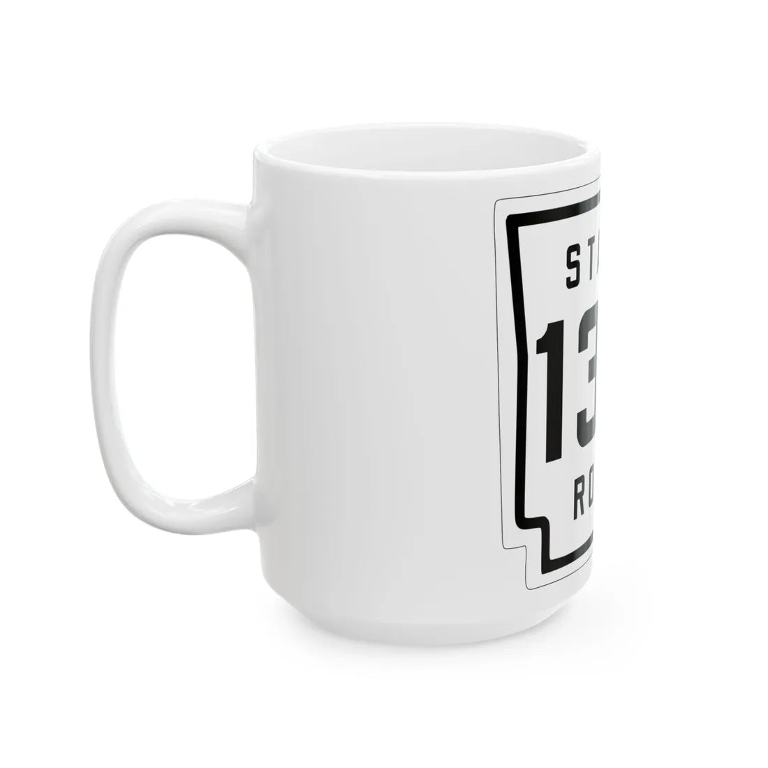 Arkansas 132 1926 (Arkansas) (Road Sign) White Coffee Mug - Go Mug Yourself