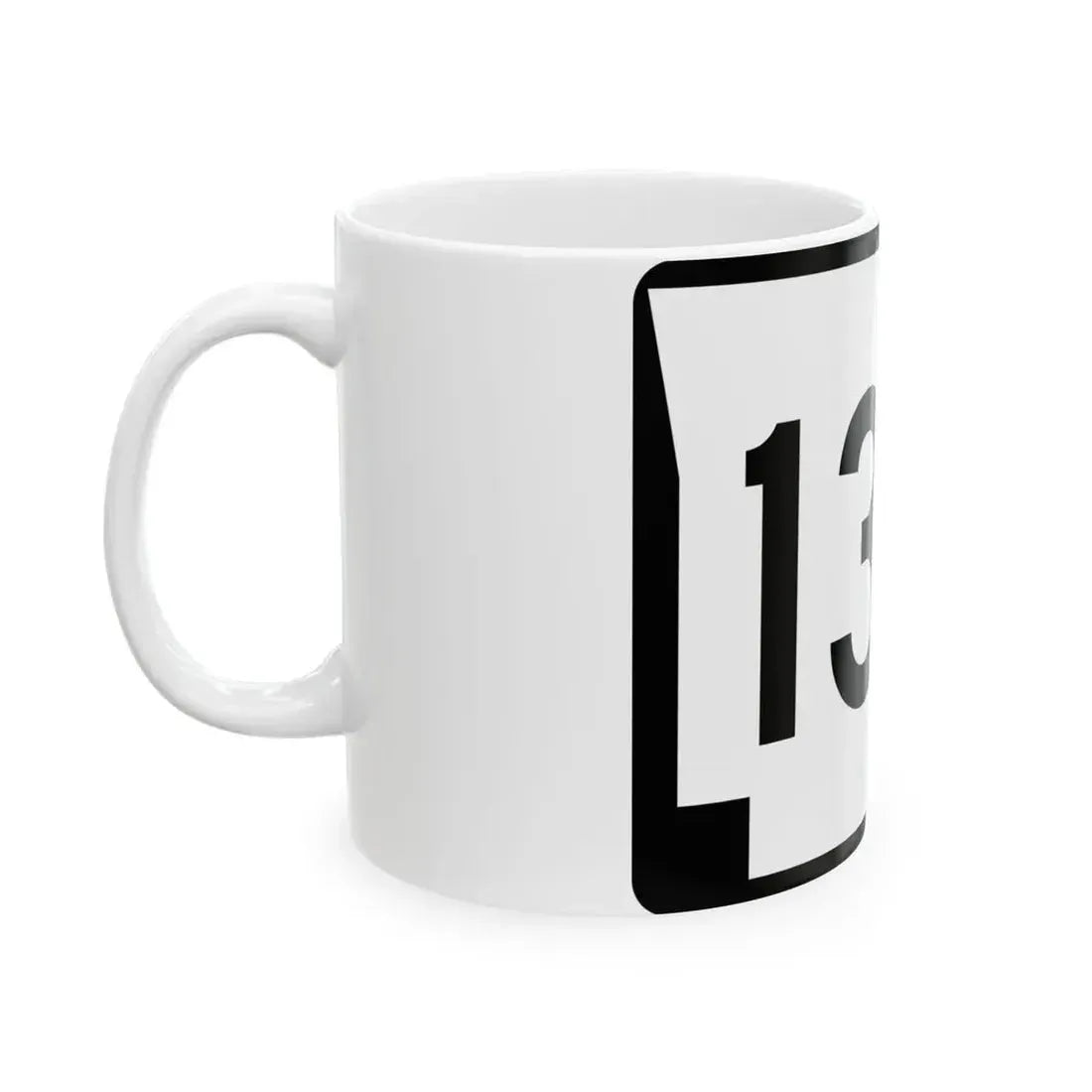 Arkansas 132 (Arkansas) (Road Sign) White Coffee Mug - Go Mug Yourself