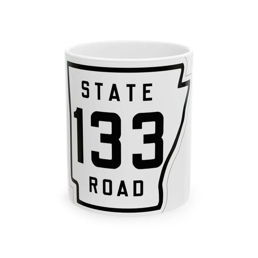 Arkansas 133 1926 (Arkansas) (Road Sign) White Coffee Mug 11oz - Go Mug Yourself