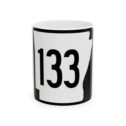 Arkansas 133 1970 (Arkansas) (Road Sign) White Coffee Mug 11oz - Go Mug Yourself