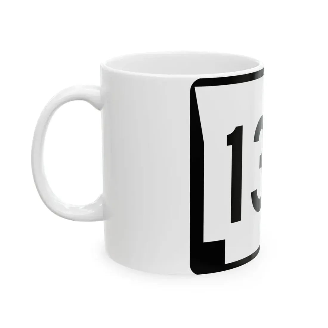 Arkansas 133 (Arkansas) (Road Sign) White Coffee Mug - Go Mug Yourself