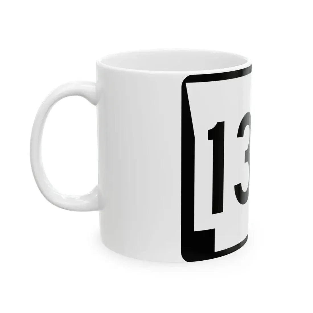 Arkansas 133S (Arkansas) (Road Sign) White Coffee Mug - Go Mug Yourself