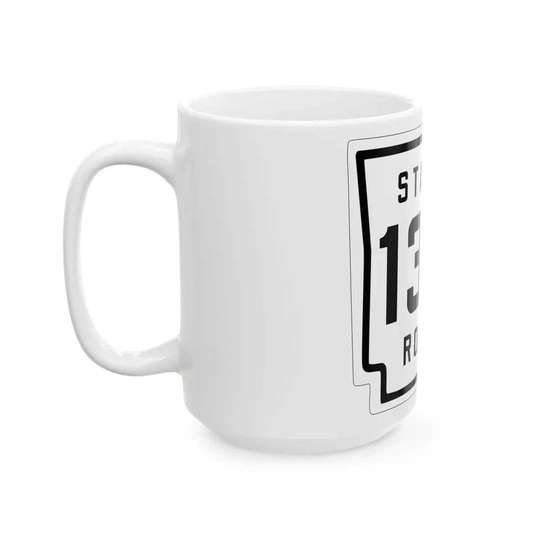 Arkansas 134 1926 (Arkansas) (Road Sign) White Coffee Mug - Go Mug Yourself