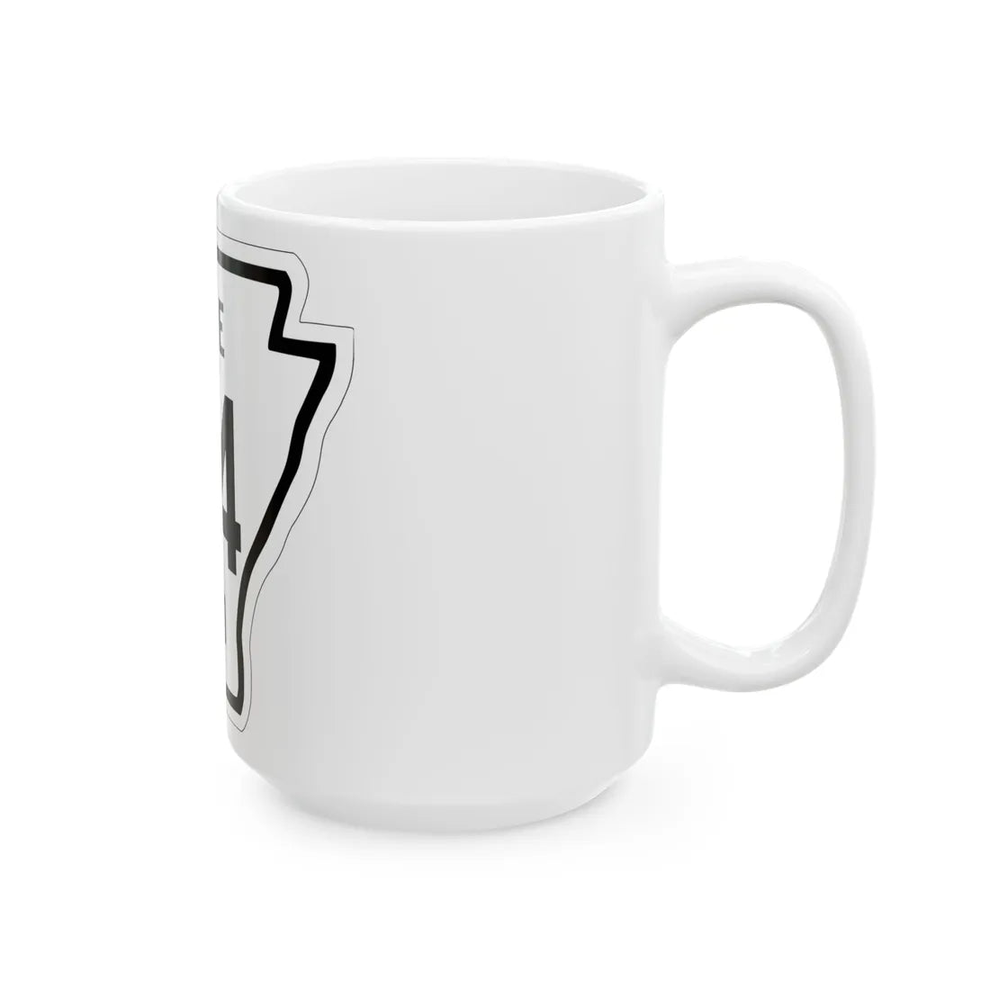 Arkansas 134 1926 (Arkansas) (Road Sign) White Coffee Mug - Go Mug Yourself