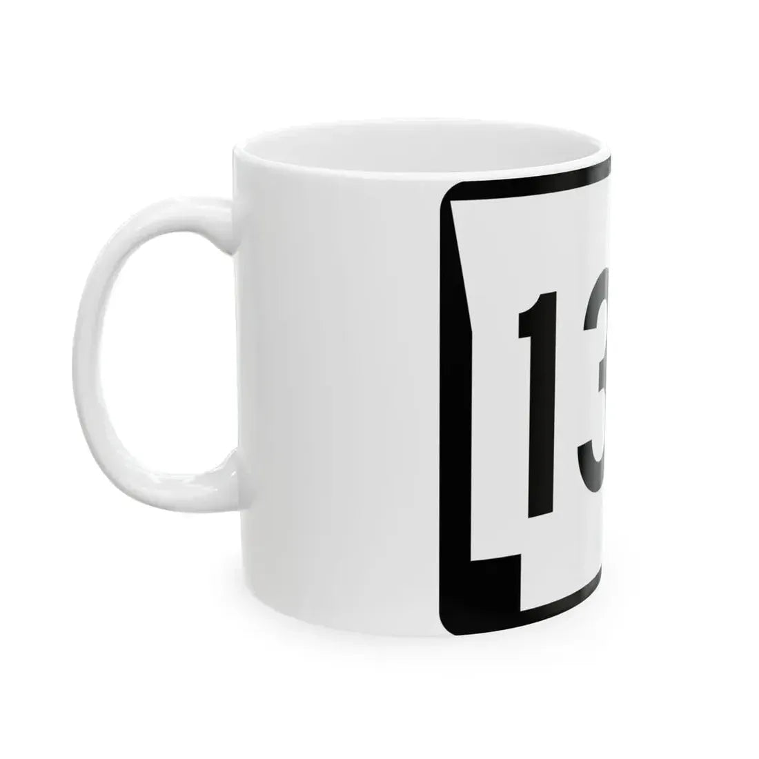 Arkansas 134 (Arkansas) (Road Sign) White Coffee Mug - Go Mug Yourself