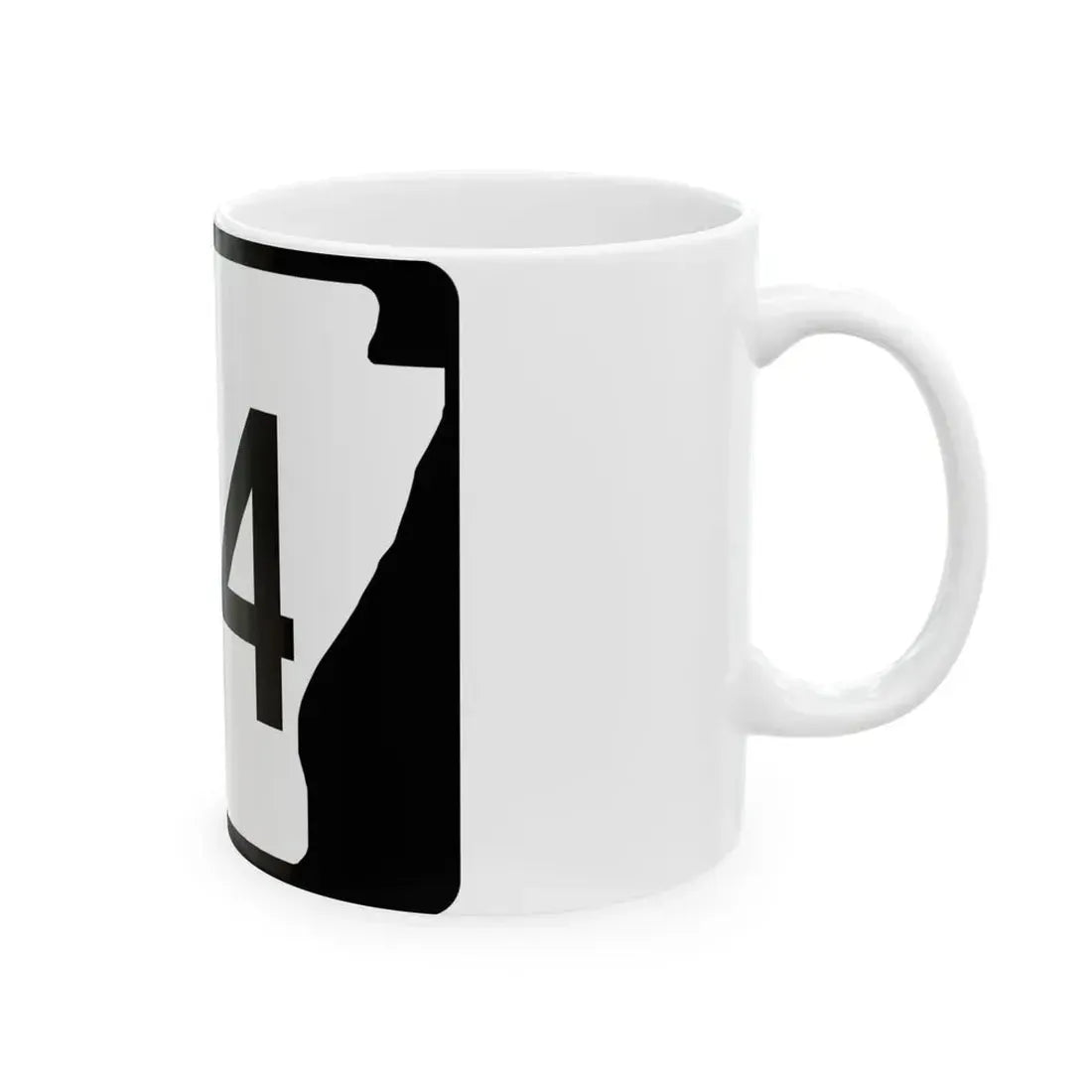 Arkansas 134 (Arkansas) (Road Sign) White Coffee Mug - Go Mug Yourself