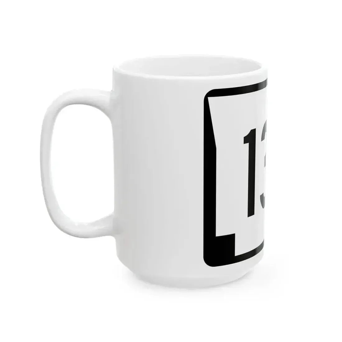 Arkansas 136S (Arkansas) (Road Sign) White Coffee Mug - Go Mug Yourself
