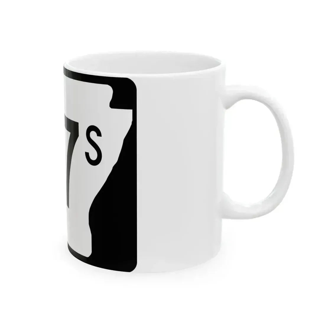 Arkansas 137S (Arkansas) (Road Sign) White Coffee Mug - Go Mug Yourself