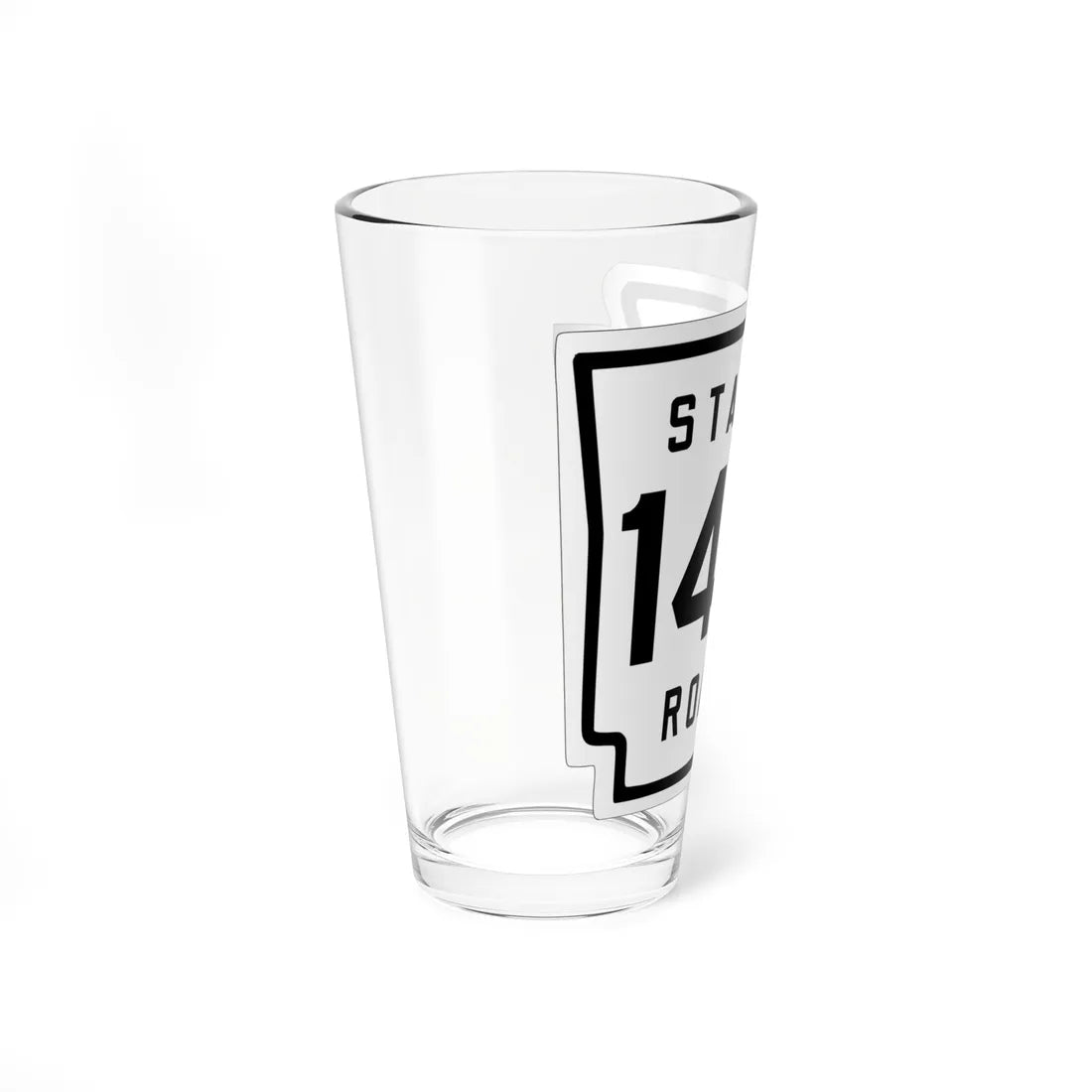 Arkansas 140 1926 (Arkansas) (Road Sign) Pint Glss 16oz - Go Mug Yourself