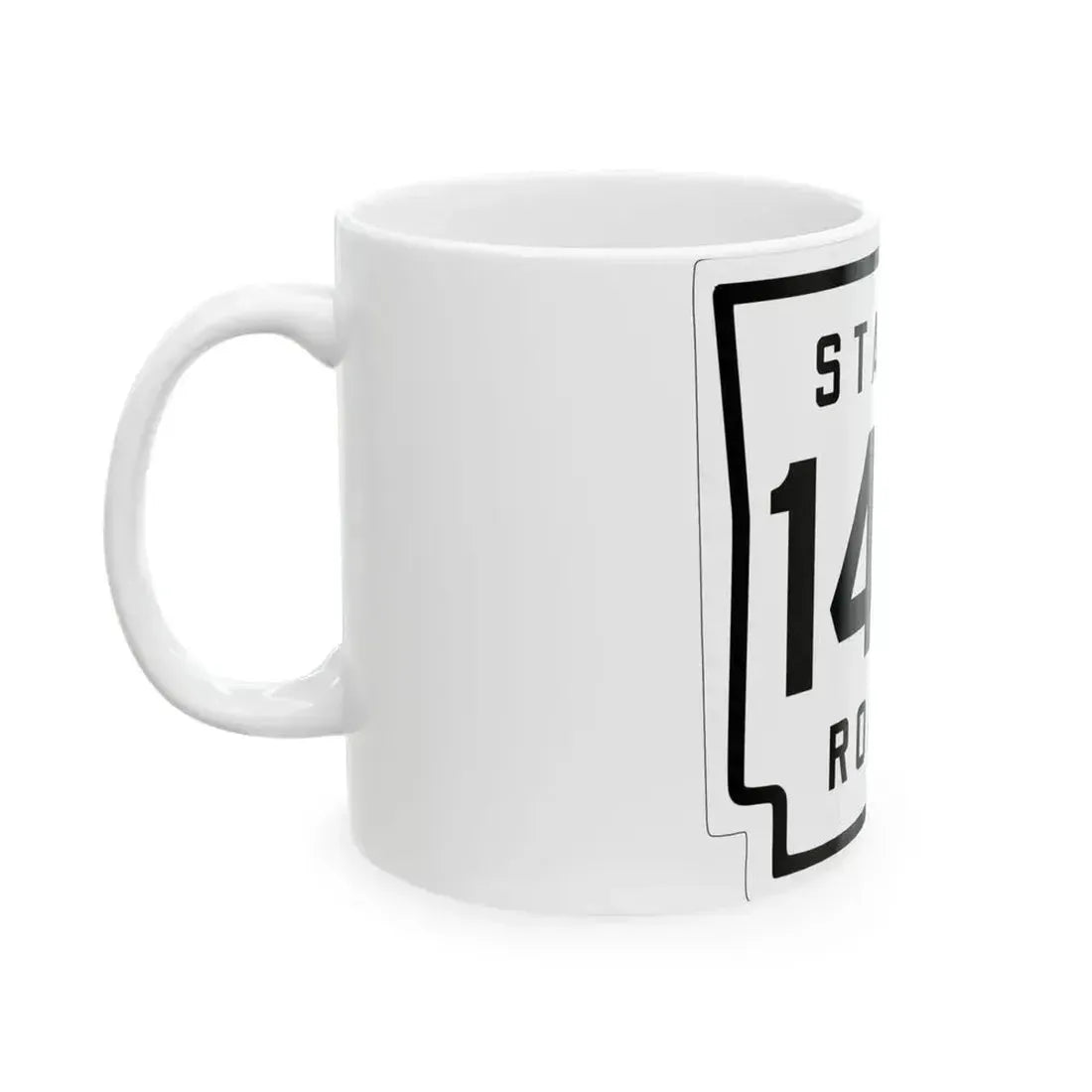 Arkansas 140 1926 (Arkansas) (Road Sign) White Coffee Mug - Go Mug Yourself