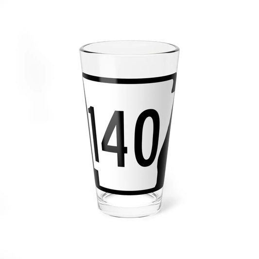 Arkansas 140 1970 (Arkansas) (Road Sign) Pint Glss 16oz 16oz - Go Mug Yourself