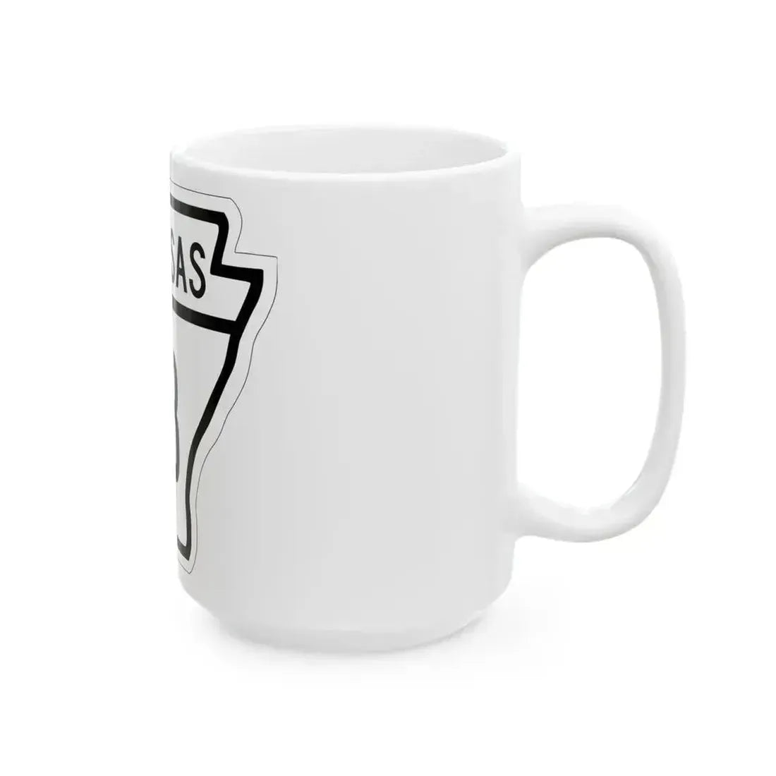 Arkansas 143 1948 (Arkansas) (Road Sign) White Coffee Mug - Go Mug Yourself