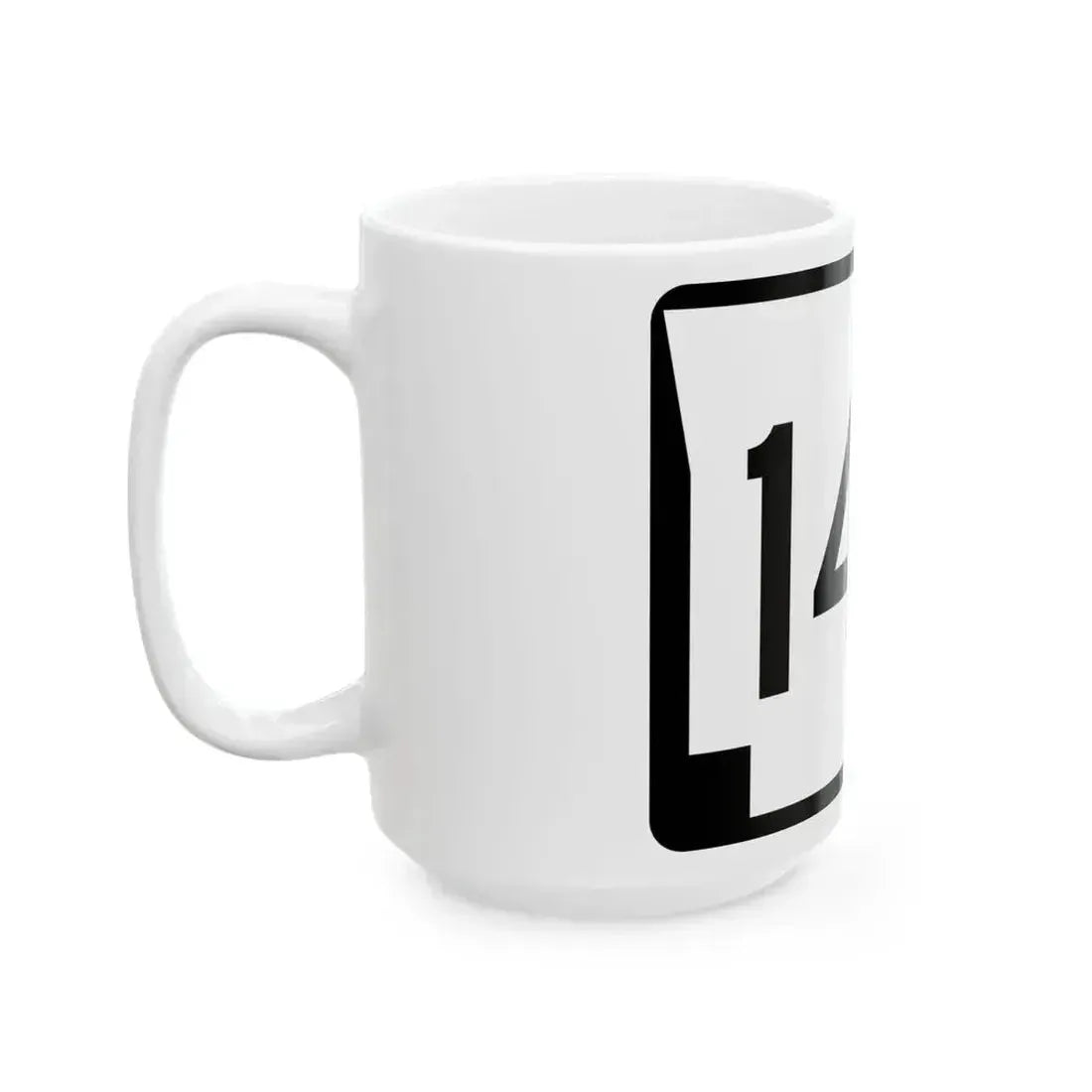 Arkansas 143 (Arkansas) (Road Sign) White Coffee Mug - Go Mug Yourself