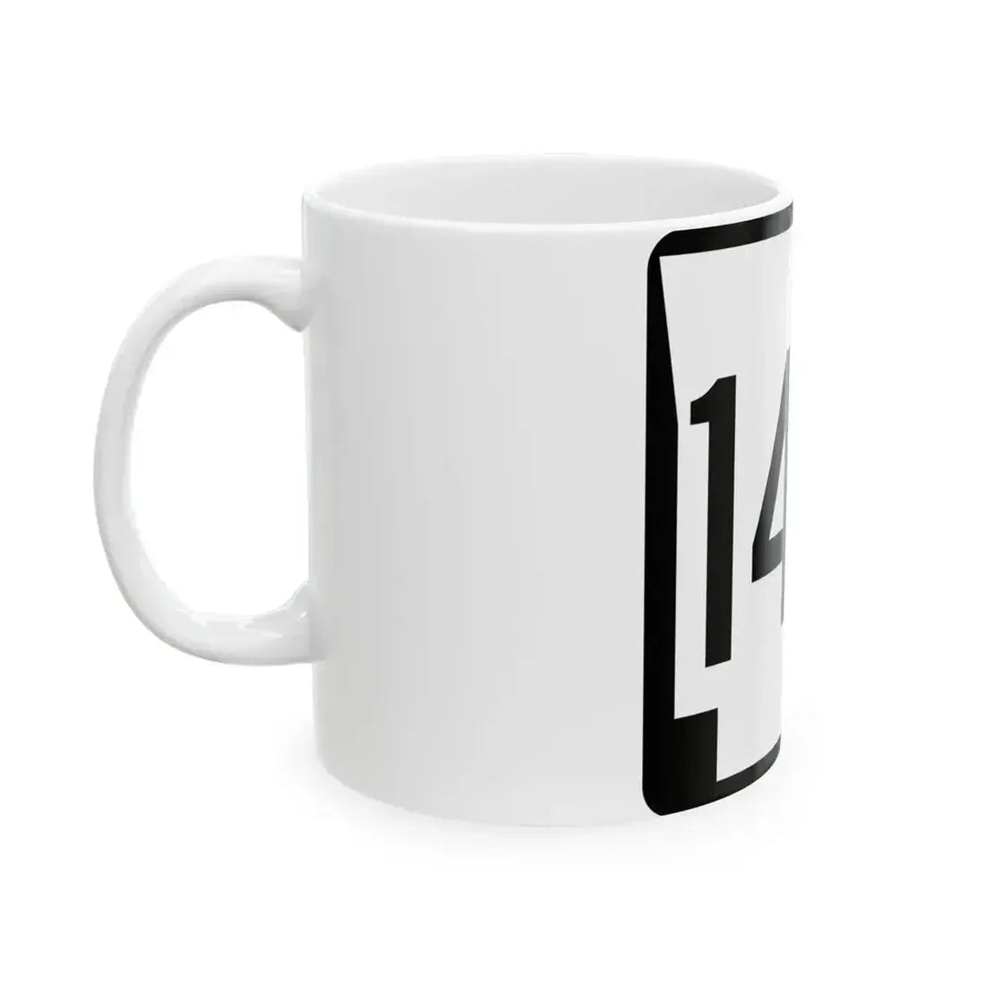 Arkansas 144 1970 (Arkansas) (Road Sign) White Coffee Mug - Go Mug Yourself