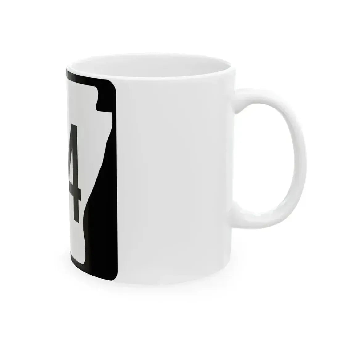 Arkansas 144 1970 (Arkansas) (Road Sign) White Coffee Mug - Go Mug Yourself
