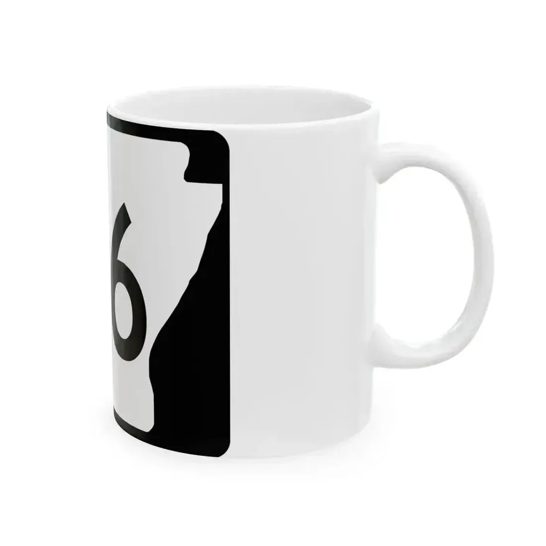 Arkansas 146 (Arkansas) (Road Sign) White Coffee Mug - Go Mug Yourself