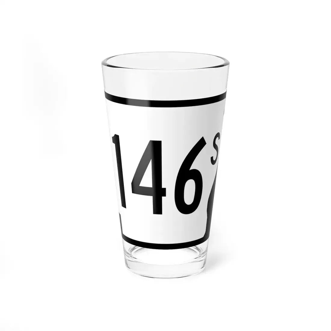 Arkansas 146S (Arkansas) (Road Sign) Pint Glss 16oz 16oz - Go Mug Yourself