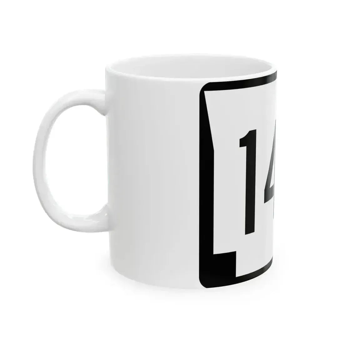 Arkansas 146S (Arkansas) (Road Sign) White Coffee Mug - Go Mug Yourself
