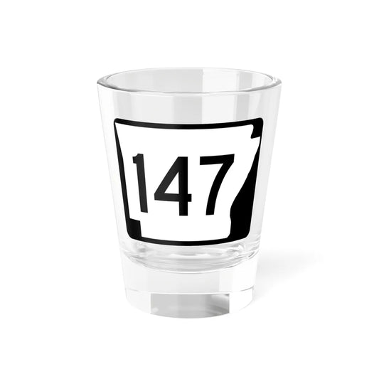 Arkansas 147 (Arkansas) (Road Sign) Shot Glass 1.5oz 1.5oz - Go Mug Yourself