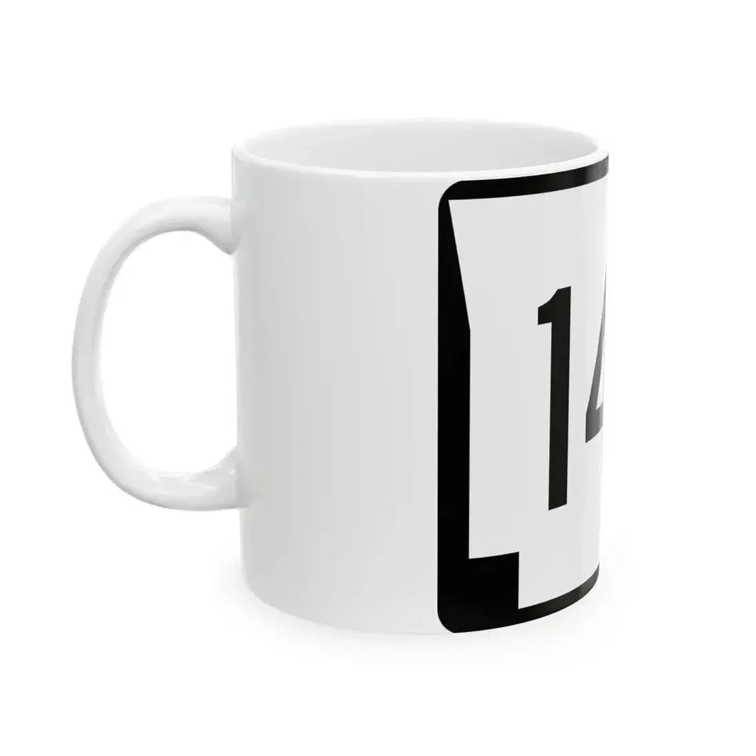 Arkansas 148 (Arkansas) (Road Sign) White Coffee Mug - Go Mug Yourself