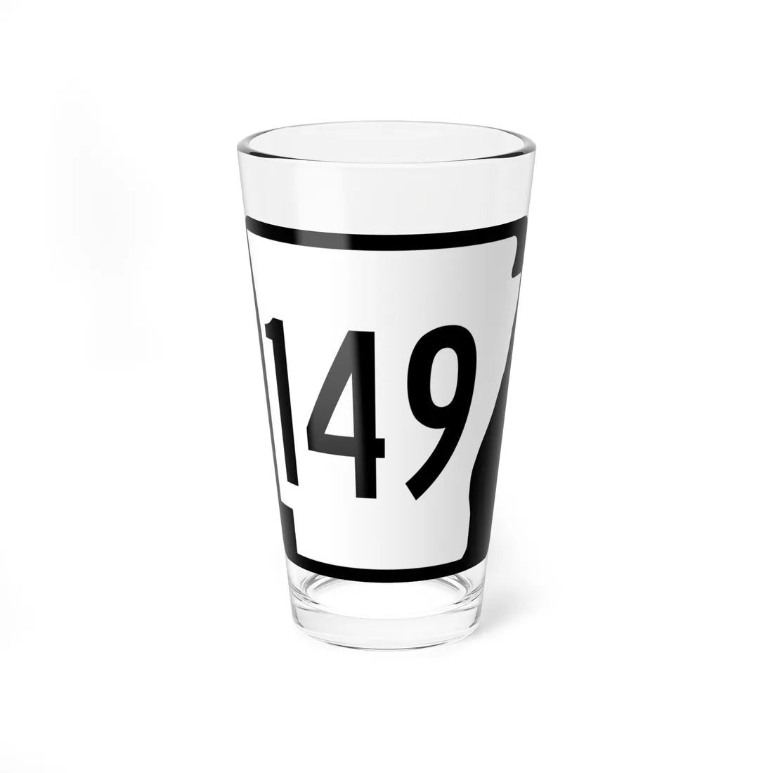 Arkansas 149 1970 (Arkansas) (Road Sign) Pint Glss 16oz 16oz - Go Mug Yourself