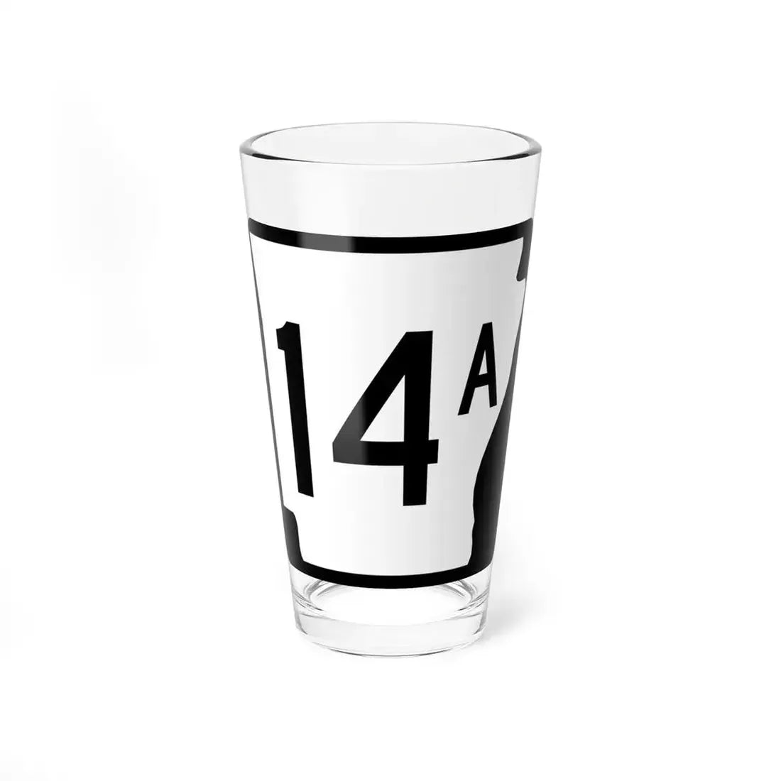 Arkansas 14A (Arkansas) (Road Sign) Pint Glss 16oz 16oz - Go Mug Yourself
