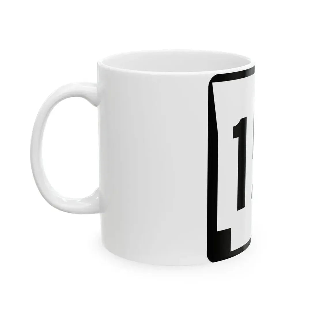 Arkansas 15 (Arkansas) (Road Sign) White Coffee Mug - Go Mug Yourself
