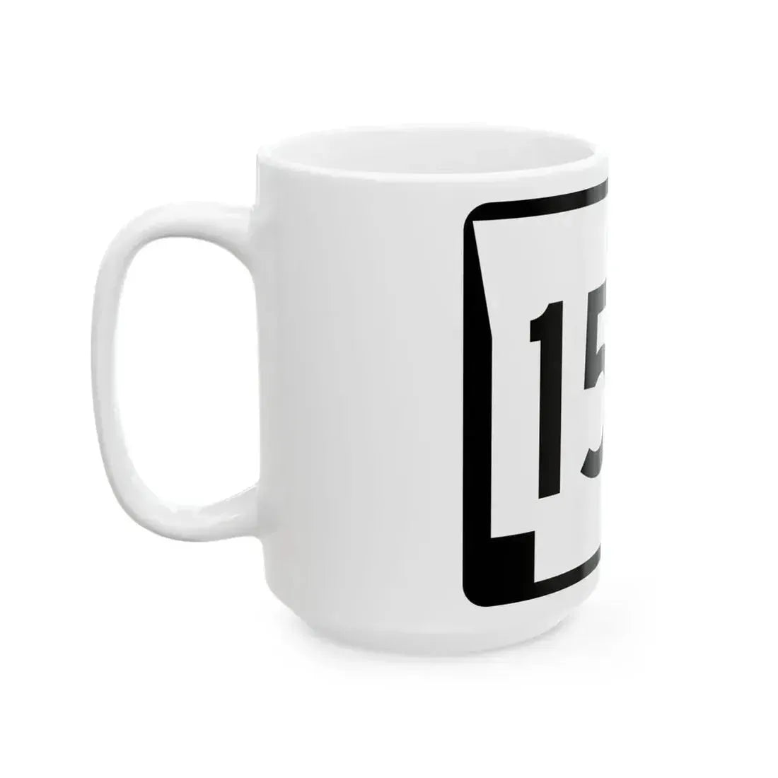 Arkansas 150 (Arkansas) (Road Sign) White Coffee Mug - Go Mug Yourself