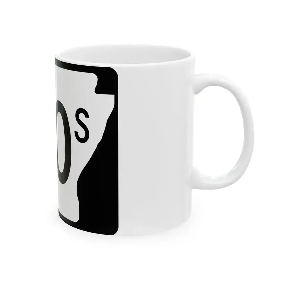 Arkansas 150S (Arkansas) (Road Sign) White Coffee Mug - Go Mug Yourself