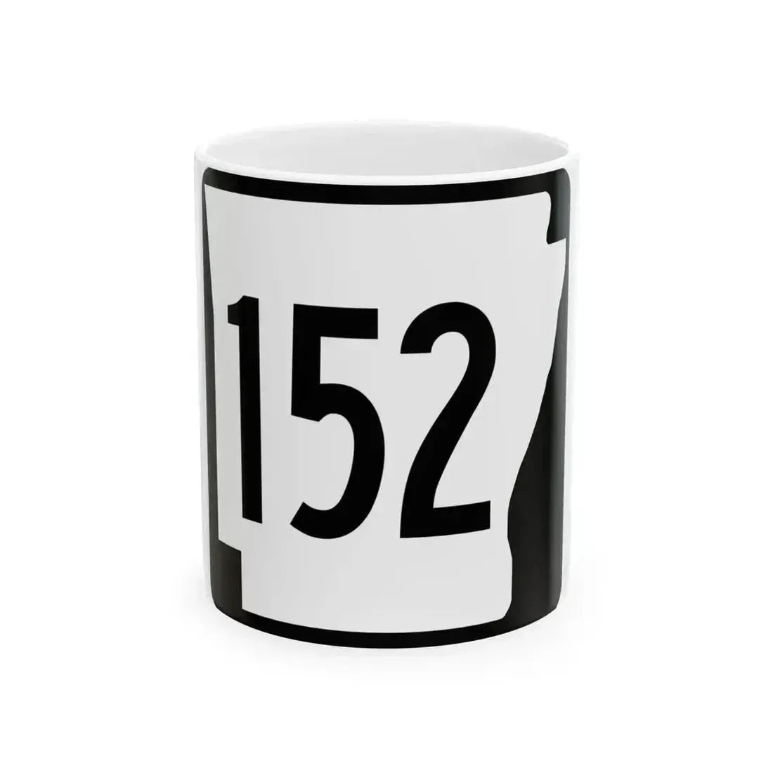 Arkansas 152 1970 (Arkansas) (Road Sign) White Coffee Mug 11oz - Go Mug Yourself