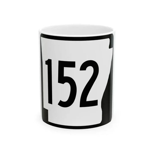 Arkansas 152 1970 (Arkansas) (Road Sign) White Coffee Mug 11oz - Go Mug Yourself