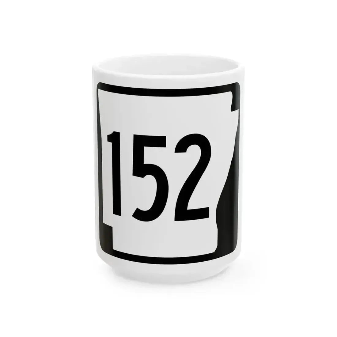 Arkansas 152 1970 (Arkansas) (Road Sign) White Coffee Mug - Go Mug Yourself