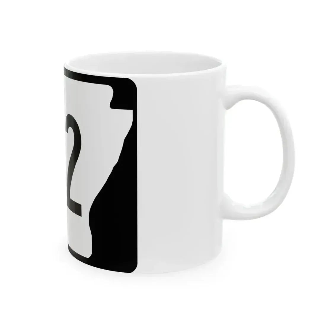 Arkansas 152 (Arkansas) (Road Sign) White Coffee Mug - Go Mug Yourself
