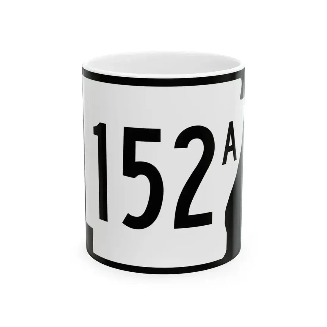 Arkansas 152A (Arkansas) (Road Sign) White Coffee Mug 11oz - Go Mug Yourself