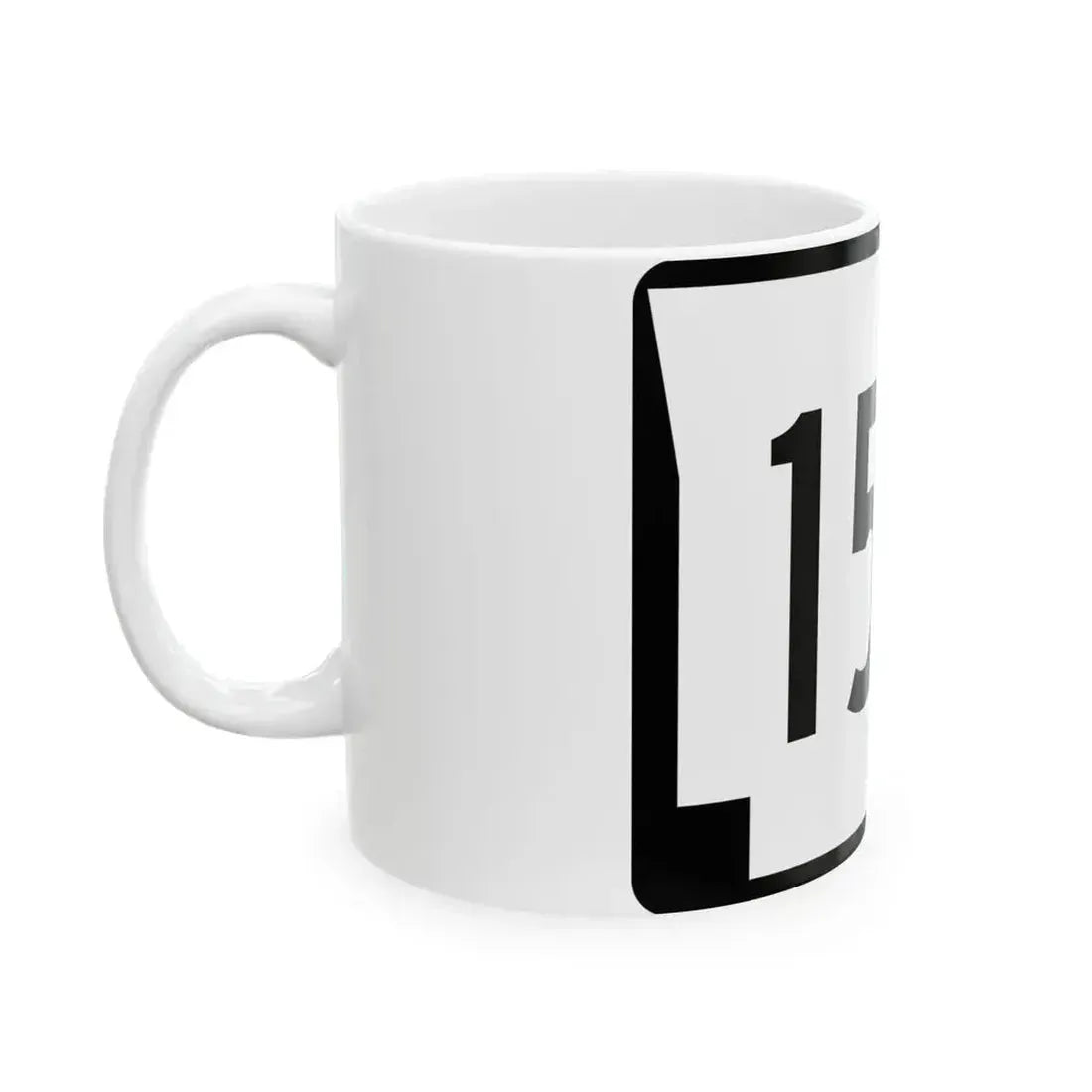 Arkansas 152A (Arkansas) (Road Sign) White Coffee Mug - Go Mug Yourself