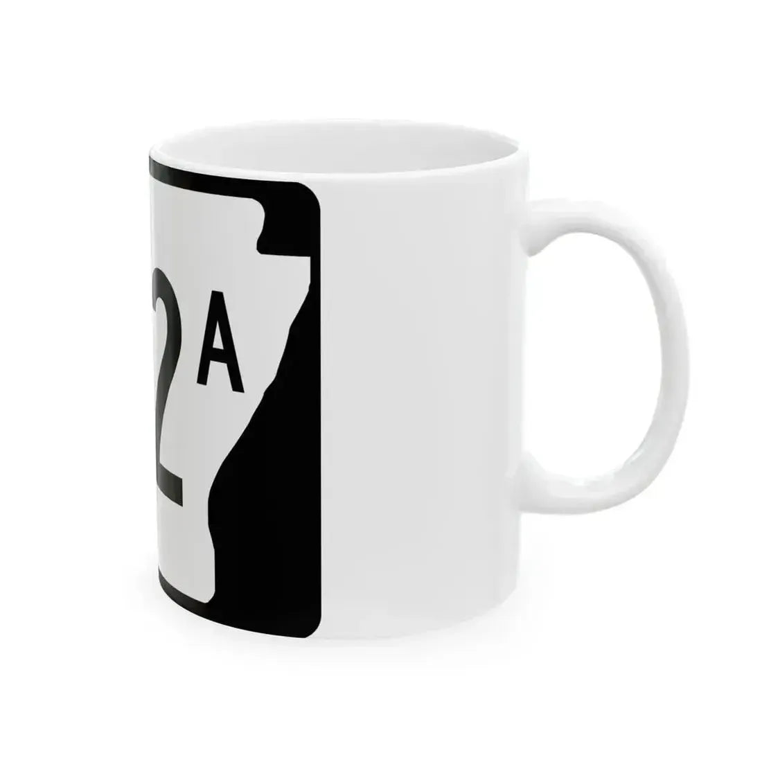 Arkansas 152A (Arkansas) (Road Sign) White Coffee Mug - Go Mug Yourself