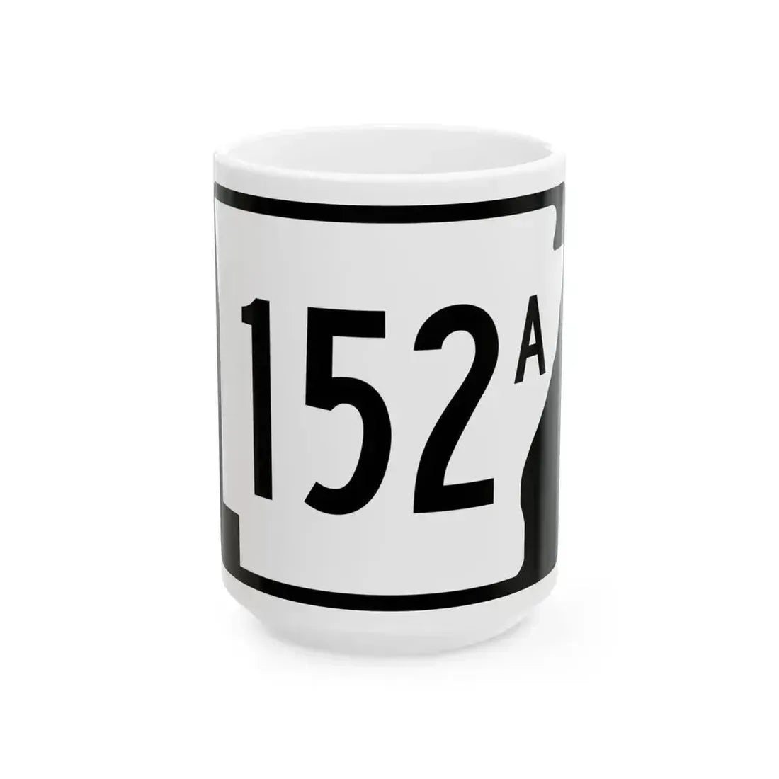 Arkansas 152A (Arkansas) (Road Sign) White Coffee Mug - Go Mug Yourself