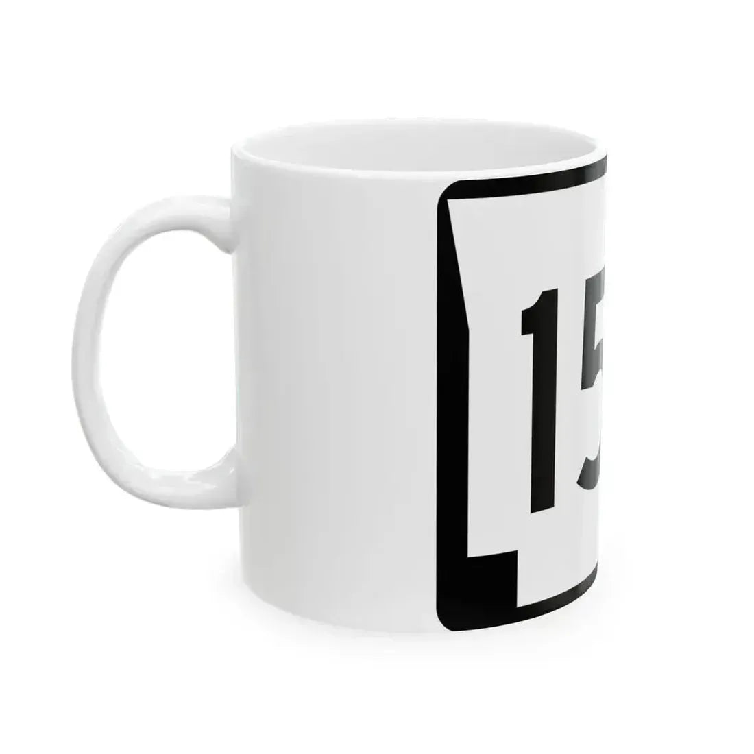 Arkansas 153 (Arkansas) (Road Sign) White Coffee Mug - Go Mug Yourself