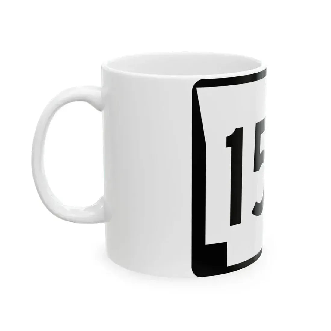 Arkansas 154 (Arkansas) (Road Sign) White Coffee Mug - Go Mug Yourself