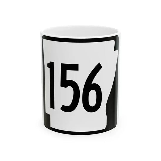 Arkansas 156 1970 (Arkansas) (Road Sign) White Coffee Mug 11oz - Go Mug Yourself