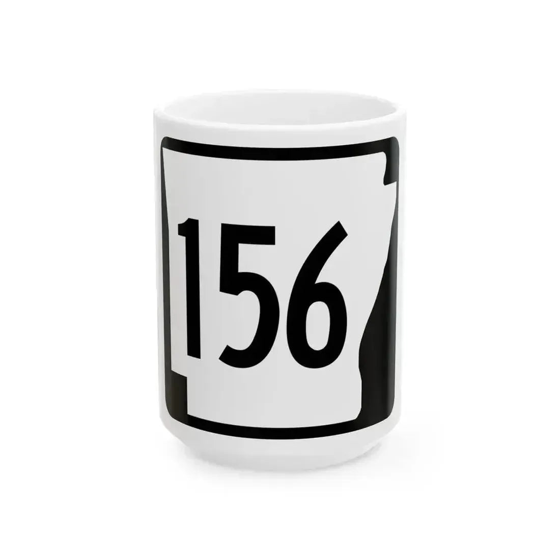 Arkansas 156 1970 (Arkansas) (Road Sign) White Coffee Mug - Go Mug Yourself