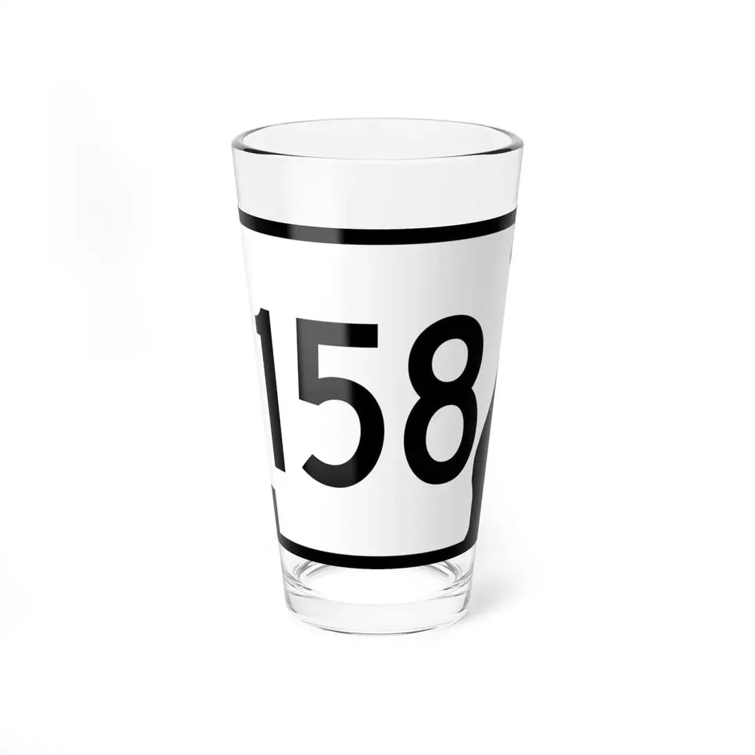Arkansas 158 (Arkansas) (Road Sign) Pint Glss 16oz 16oz - Go Mug Yourself